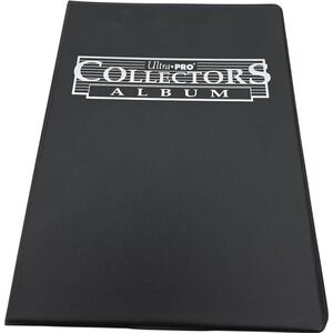 Ultra Pro Album Binder Portfolio 9 Pockets BLACK Collector MTG Pokemon